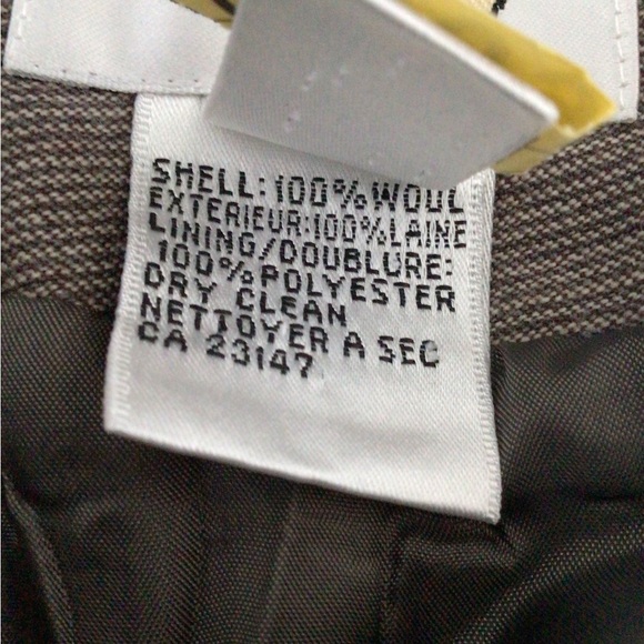 TALBOTS Moca Brown Wool Pencil Skirt - US 4 - Picture 4 of 5